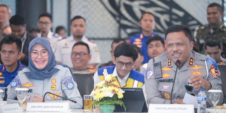 Jasa Raharja Bersama Korlantas Polri Tinjau Kesiapan Pelabuhan Bakauheni-Merak