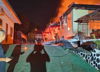 Polisi Periksa 9 Saksi Terkait Kebakaran Kantor Kementerian Agama di Jayapura