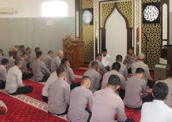 Polresta Jayapura Gelar Salat Ghaib untuk 3 Bhayangkara yang Gugur Dalam Tugas