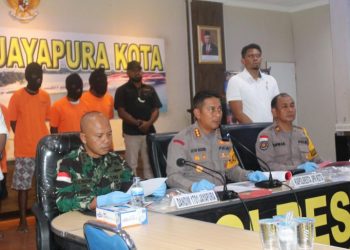 Pembakaran Ruko di Waena Direncanakan, Polisi : 4 Pelaku Saling Kenal