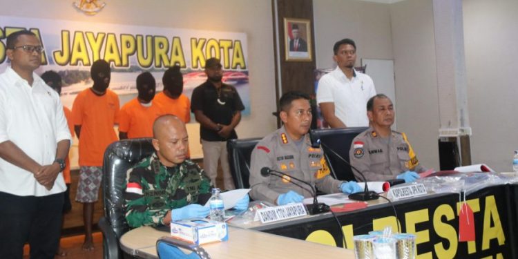 Pembakaran Ruko di Waena Direncanakan, Polisi : 4 Pelaku Saling Kenal
