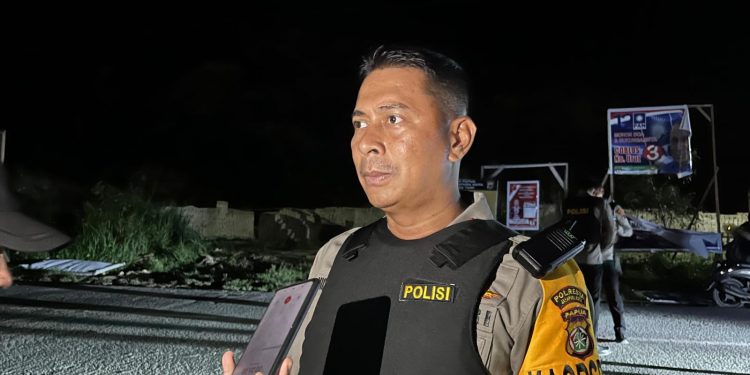 Polisi : Truk Pengangkut Rombongan Pelayat Almarhum Lukas Enembe Bukan Dibakar