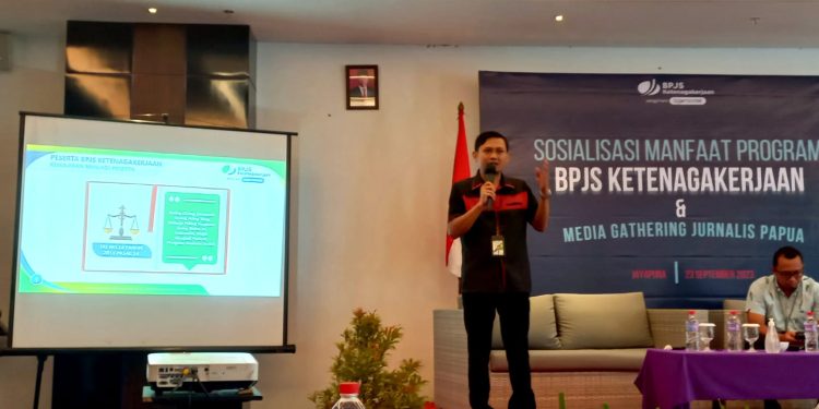 BPJamsostek Ajak Jurnalis Papua Peduli Jaminan Sosial