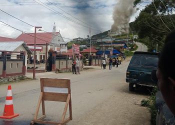 Polisi Masih Selidiki Penyebab Kebakaran Kantor Pemerintahan dan Rumah Warga di Dogiyai