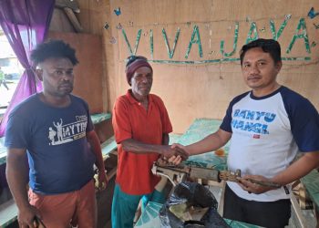 Senpi Milik Polres Pegunungan Bintang yang Hanyut di Sungai Digoel Ditemukan Warga saat Memancing