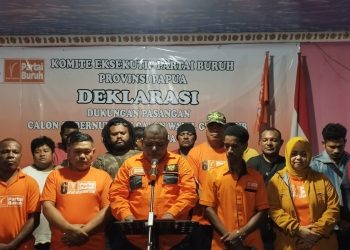 Partai Buruh Deklarasikan Dukungan untuk MDF dan AR di Pilgub Papua 2024