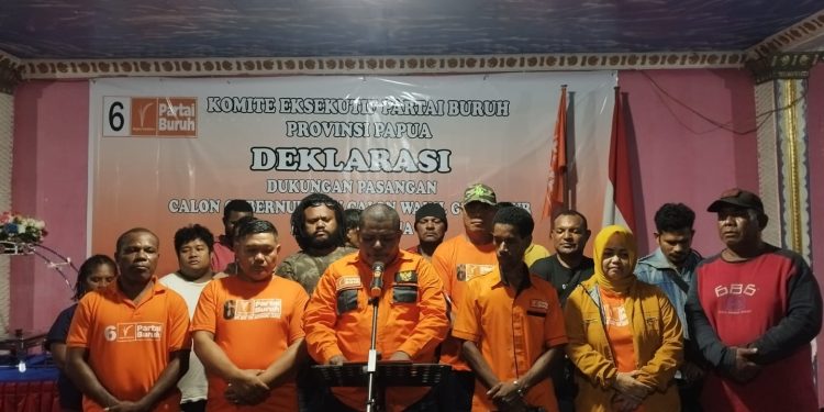 Partai Buruh Deklarasikan Dukungan untuk MDF dan AR di Pilgub Papua 2024