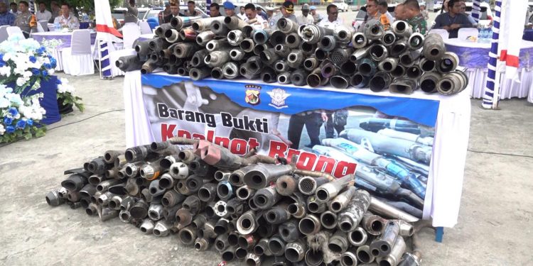 Pasca Deklarasi Zero Knalpot Brong, 461 Pelanggar Terjaring Razia