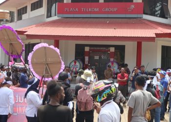 Demo Telkom Merauke, Ini 8 Tuntutan Komunitas Wartawan