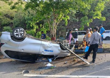 Kecelakaan Lalu Lintas di Sentani, Pengemudi Diduga Dipengaruhi Alkohol