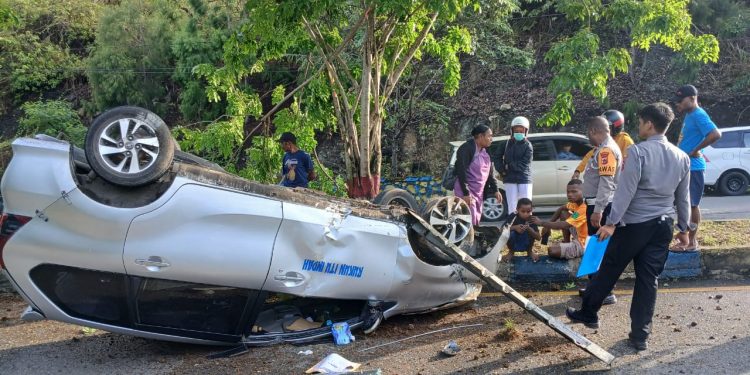 Kecelakaan Lalu Lintas di Sentani, Pengemudi Diduga Dipengaruhi Alkohol