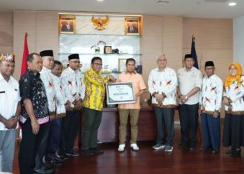 Kafilah MTQ Laporkan Prestasi yang Diraih saat Bertemu Sekda Papua
