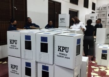 Pj Bupati : Penghitungan Suara Tingkat Distrik di Kabupaten Jayapura Berjalan Lancar