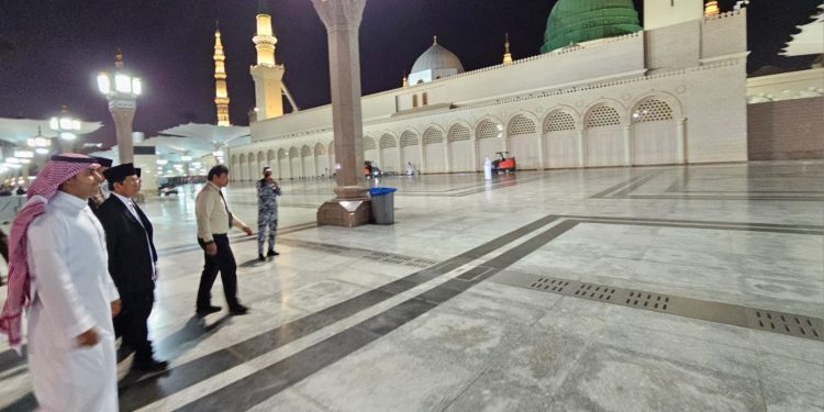 Menag Kagumi Kemegahan Masjid Nabawi