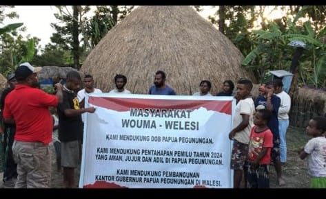 Masyarakat Wouma Dukung Pembangunan Kantor Gubernur Papua Pegunungan di Walesi