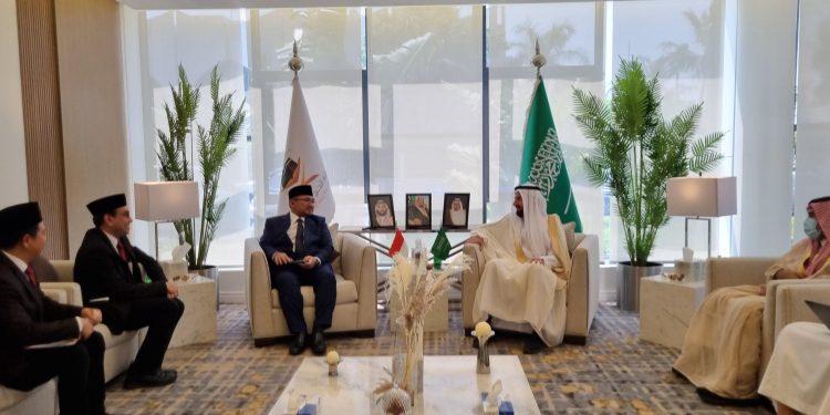 Menag Yaqut Diterima Menhaj Tawfiq, Ini yang Dibahas