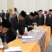 Lantik 12 Pejabat, Menag Ingatkan Jajaran Patuhi Aturan