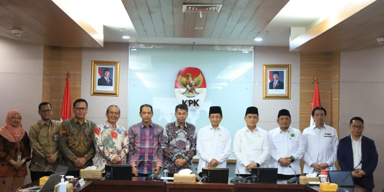 Menag Bahas Program Antikorupsi Bersama KPK