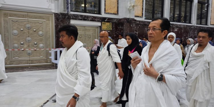 Menag Ajak Ribuan Jemaah Umrah Doakan Kemajuan Indonesia dan Perjuangan Palestina