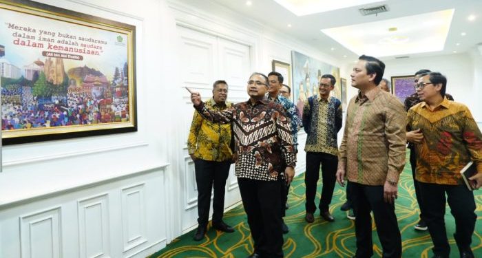 Menag dan Wamenkeu Tommy Bahas Persiapan Natal Nasional