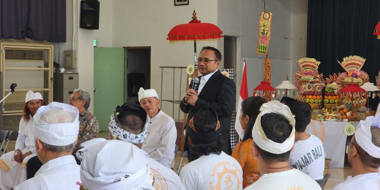 Menag Sapa Masyarakat Hindu Indonesia di Jepang