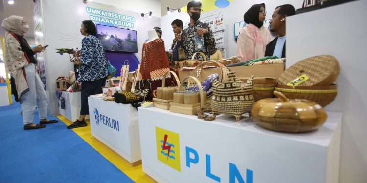 Transaksi UMKM PLN di Bazar BUMN Lebih dari Rp2,3 Miliar