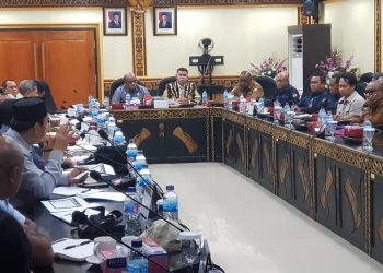 Rapat Perdana Banggar DPR Papua Bersama KPU dan Bawaslu Hasilkan Sejumlah Kesimpulan