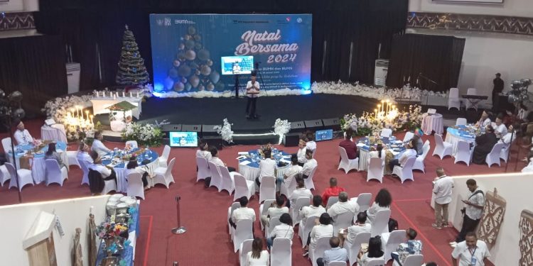 BUMN di Papua Ikuti Perayaan Natal Nasional