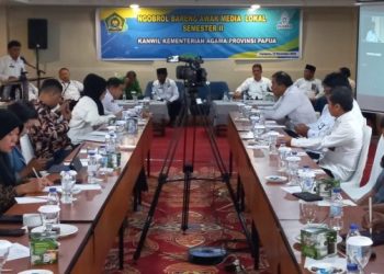 Ngobrol Bareng Awak Media Lokal, Kemenag Papua Harap Jadi Wadah Komunikasi Efektif