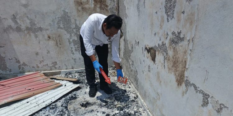 Olah TKP Kebakaran SD YPK Marthen Luther Sentani, Polisi Temukan Sejumlah Barang Bukti