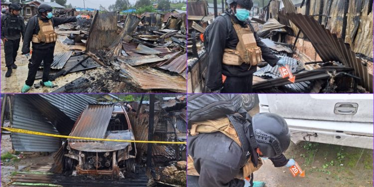 Olah TKP Peristiwa di Paniai, Aparat Gabungan Amankan Barang Bukti Ini