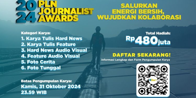 Waktu Pendaftaran PLN Journalist Award 2024 Masih Dua Pekan Lagi