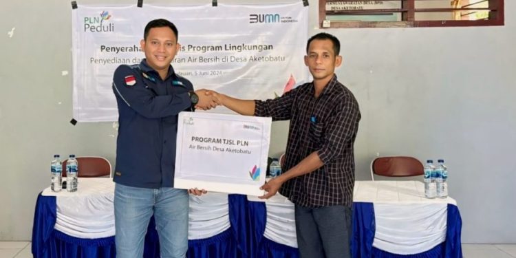 PLN Bantu Instalasi Air Bersih untuk Masyarakat Tidore Kepulauan
