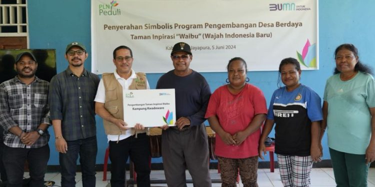PLN Kembangkan Kampung Kwadeware Jadi Kampung Ekonomi Kreatif