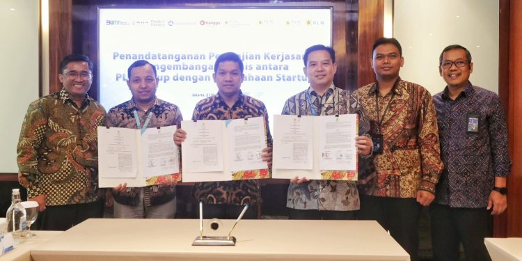 PLN Teken Kerja Sama dengan 4 Startup