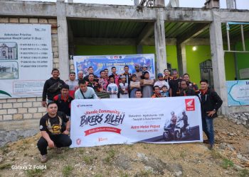 Dengan Semangat Sinergi Bagi Negeri, Bikers Soleh Honda Community Berbagi Kebahagiaan