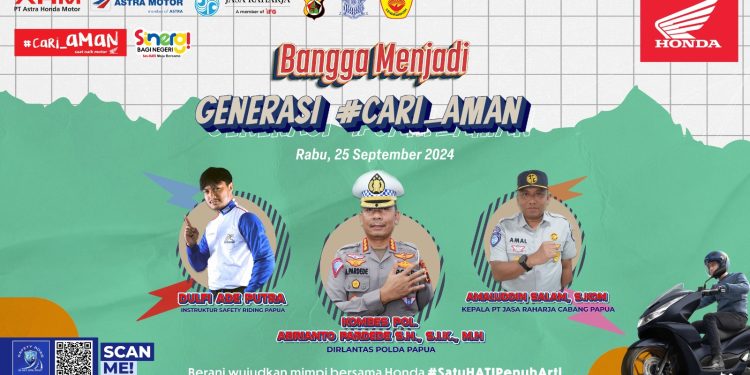 Astra Motor Papua Gandeng Jasa Raharja dan Polda Papua Gelar Seminar Safety Riding