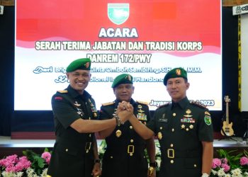 Pesan Pangdam Cenderawasih saat Sertijab Danrem 172/PWY