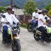 Usai Deklarasi, Paslon Algito Gunakan Sepeda Motor Mendaftar ke KPU di Hari Pertama