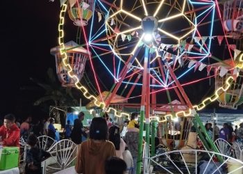 Pasar Malam di Jalan Kehiran Sentani Telah Dibuka