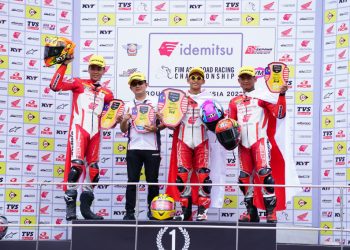 Pebalap Astra Honda Back to Back Kuasai Podium ARRC Malaysia