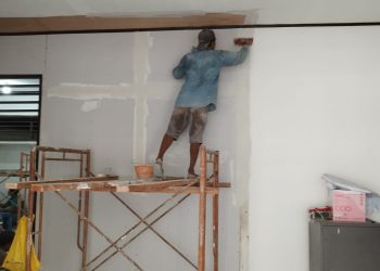 Renovasi Kantor KPU Kabupaten Jayapura di Hawaii Capai 98 Persen
