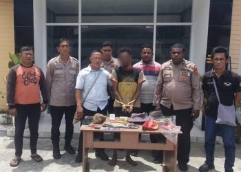 Polisi Bekuk Pelaku Pengrusakan dan Pencurian di Kompleks Sil Sentani