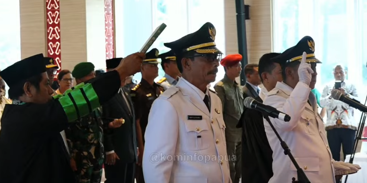 Lantik 2 Pj Bupati, Ramses Limbong Ingatkan Kesuksesan Pilkada dan Program Nasional
