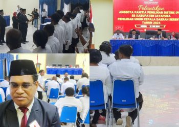 KPU Jayapura Lantik 95 PPD