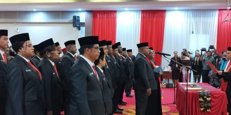 Ini Harapan Pj Bupati Jayapura kepada 30 Anggota DPRD