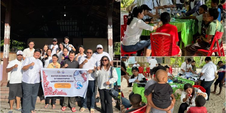 Ikafaked UKI di Papua Laksanakan Pemeriksaan Kesehatan Gratis di Sinokisi