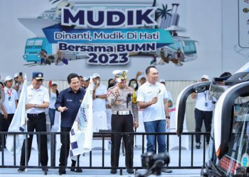 Ribuan Pemudik Diberangkatkan Gunakan Moda Transportasi Bus Gratis