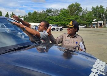 Jasa Raharja dan UPPD Samsat Sentani Gelar Operasi Kepatuhan Membayar PKB