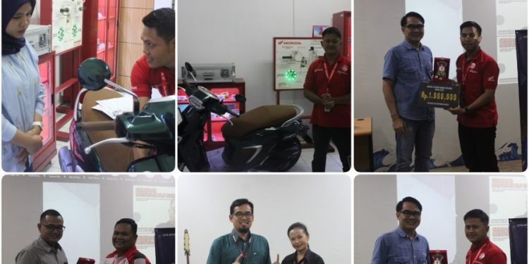 Acheng Abdul Rohman Wakili Papua di Kontes Layanan Honda Tingkat Nasional